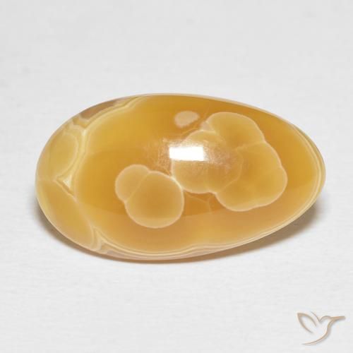 12.95ct Natural Multicolorido Ágata, oval, Opaco