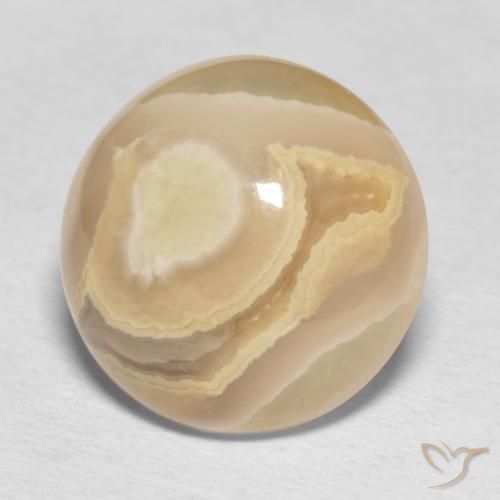 Ágata Multicolorido Natural 16.49ct, Redondo, Opaco