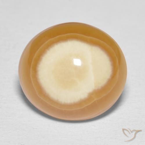 16.74ct Natural Multicolorido Ágata, oval, Opaco