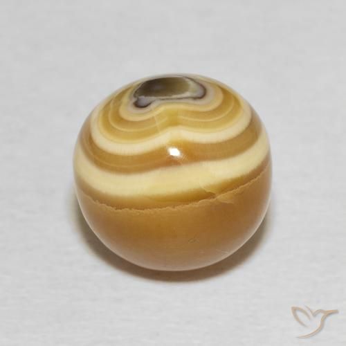 7.67ct Natural Multicolorido Ágata, Esfera / Bola, Opaco