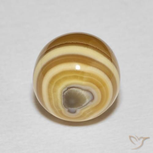 Ágata Multicolorido Natural 7.67ct, Esfera / Bola, Opaco
