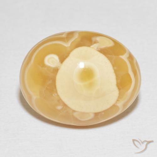 20.91ct Natural Multicolorido Ágata, oval, Opaco