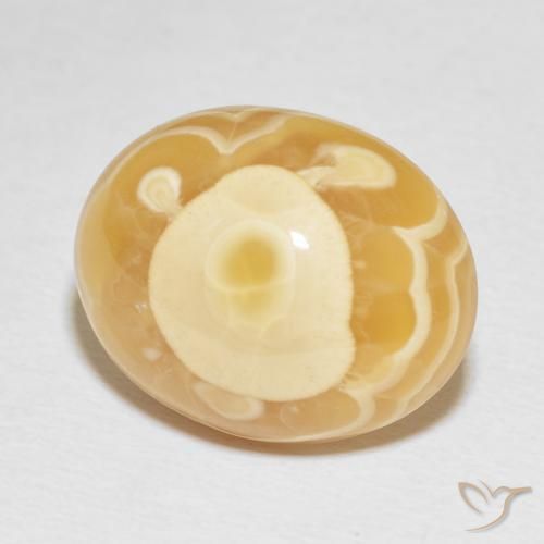 Ágata Multicolorido Natural 20.91ct, oval, Opaco