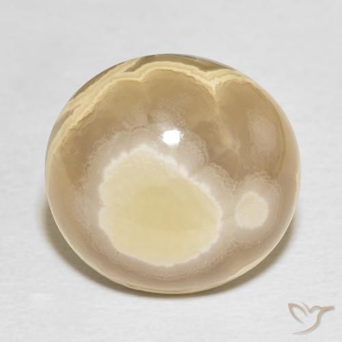 16.34ct Natural Multicolorido Ágata, oval, Opaco