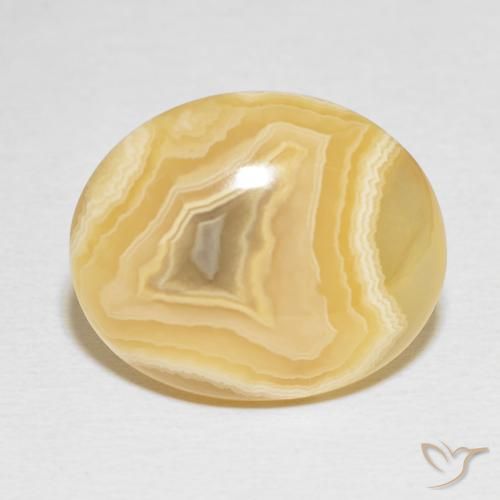 16.33ct Natural Multicolorido Ágata, oval, Opaco