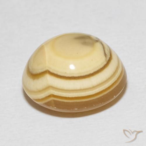 Ágata Multicolorido Natural 12.01ct, oval, Opaco