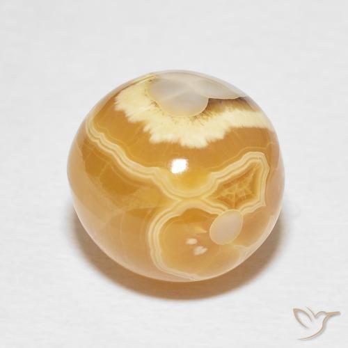 Ágata Multicolorido Natural 11.17ct, Esfera / Bola, Opaco