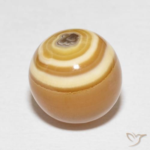 Ágata Multicolorido Natural 15.04ct, Esfera / Bola, Opaco