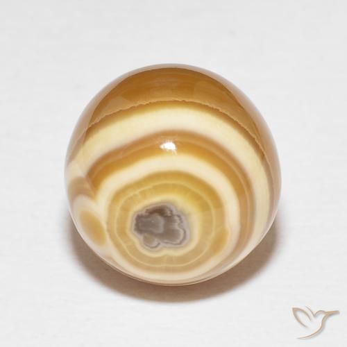Ágata Multicolorido Natural 15.04ct, Esfera / Bola, Opaco