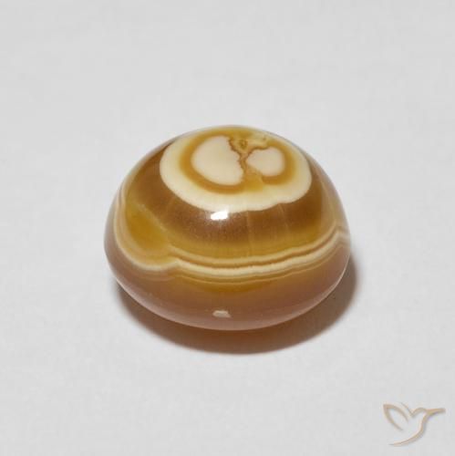 Ágata Multicolorido Natural 8.27ct, Redondo, Opaco