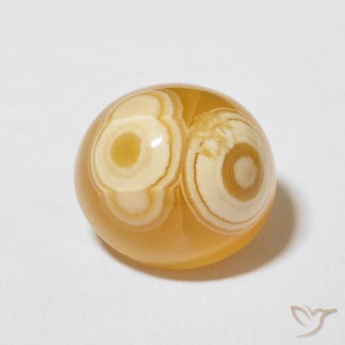 6.67ct Natural Multicolorido Ágata, oval, Opaco