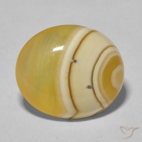 12.25ct Natural Multicolorido Ágata, oval, Opaco