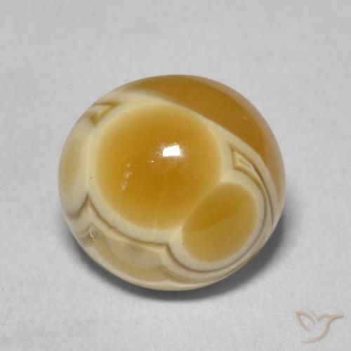 6.55ct Natural Multicolorido Ágata, Redondo, Opaco