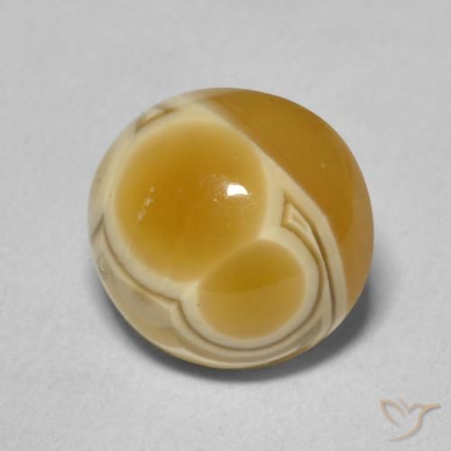 Ágata Multicolorido Natural 6.55ct, Redondo, Opaco