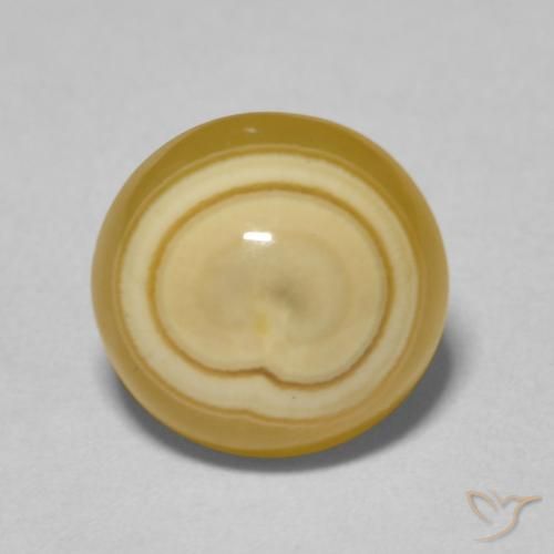 5.35ct Natural Multicolorido Ágata, Redondo, Opaco