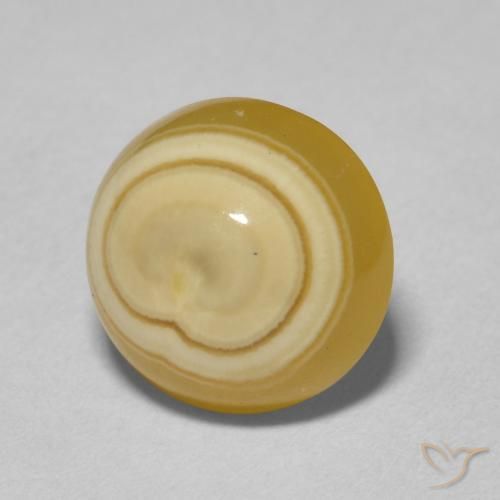 Ágata Multicolorido Natural 5.35ct, Redondo, Opaco