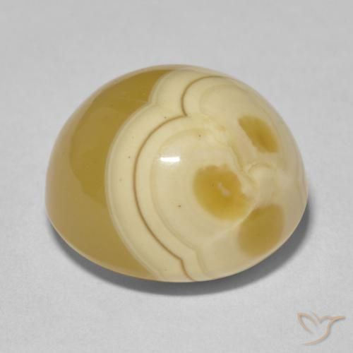 Ágata Multicolorido Natural 17.70ct, oval, Opaco