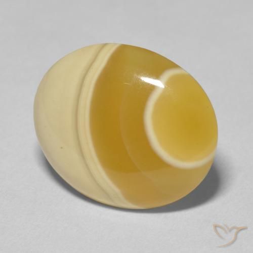 Ágata Multicolorido Natural 8.04ct, oval, Opaco