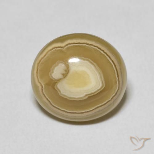 7.16ct Natural Multicolorido Ágata, oval, Opaco