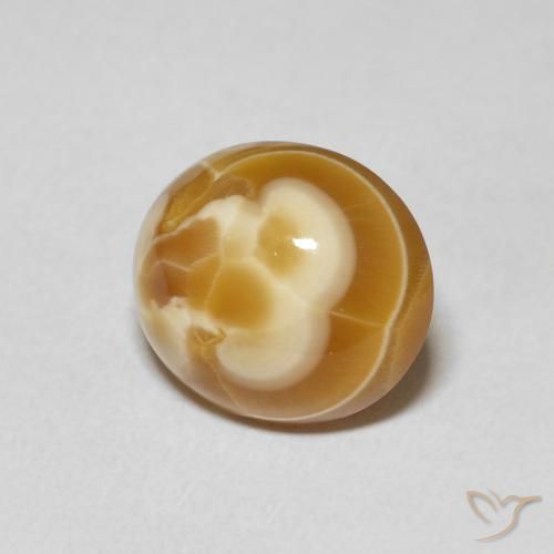 Ágata Multicolorido Natural 6.40ct, oval, Opaco