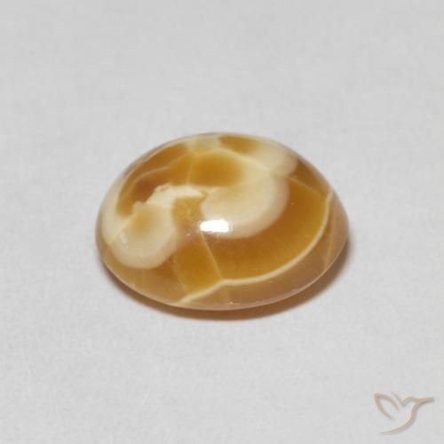 Ágata Multicolorido Natural 6.40ct, oval, Opaco