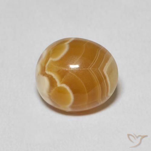 3.84ct Natural Multicolorido Ágata, oval, Opaco