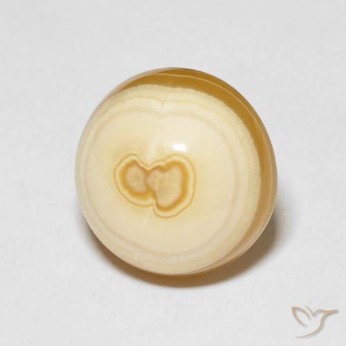 Ágata Multicolorido Natural 12.10ct, Redondo, Opaco