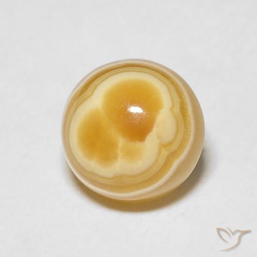 Ágata Multicolorido Natural 3.46ct, Redondo, Opaco