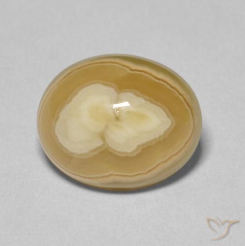 6.49ct Natural Multicolorido Ágata, oval, Opaco