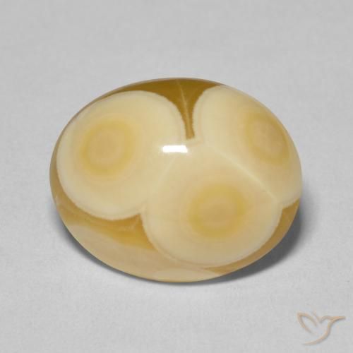 12.11ct Natural Multicolorido Ágata, oval, Opaco