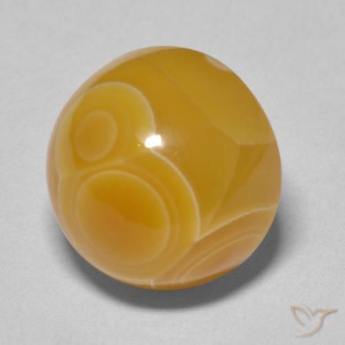 Ágata Multicolorido Natural 15.40ct, Redondo, Opaco