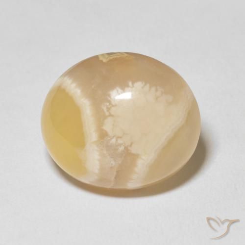 18.85ct Natural Multicolorido Ágata, oval, Opaco