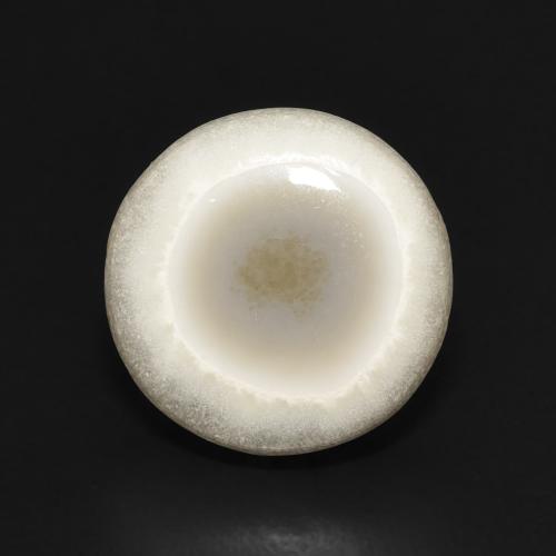 6.31ct Natural Branco multicor Ágata, Redondo, Opaco