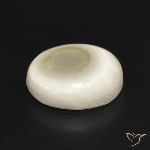 Ágata Branco multicor Natural 6.02ct, oval, Opaco
