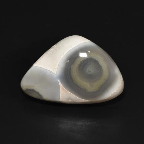11.86ct Natural Branco multicor Ágata, Chique, Opaco