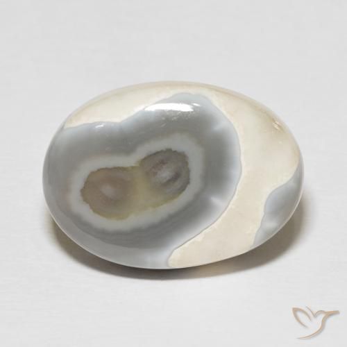 14.42ct Natural Multicolorido Ágata, oval, Opaco