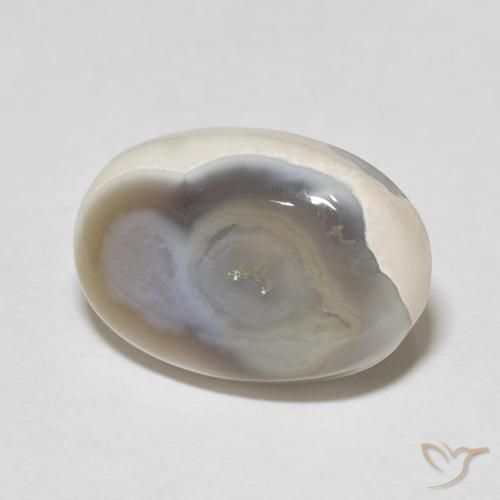 Ágata Multicolorido Natural 11.46ct, oval, Opaco