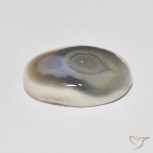 Ágata Multicolorido Natural 11.46ct, oval, Opaco