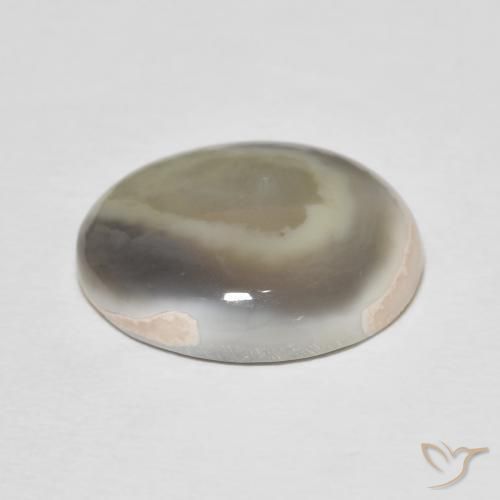 Ágata Multicolorido Natural 11.77ct, oval, Opaco