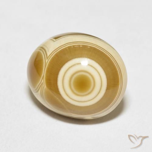 Ágata Multicolorido Natural 11.77ct, oval, Opaco