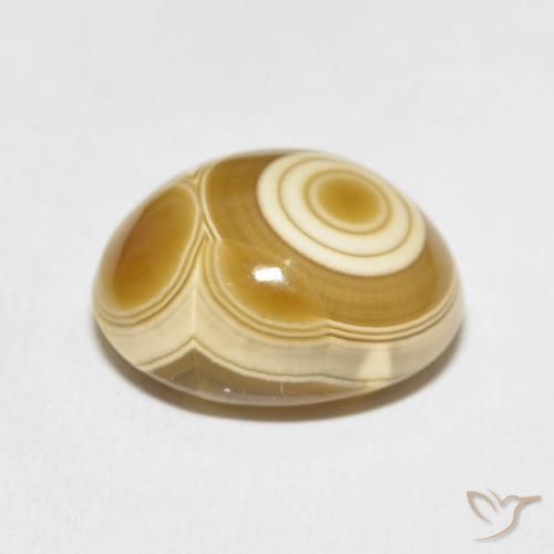 Ágata Multicolorido Natural 11.77ct, oval, Opaco