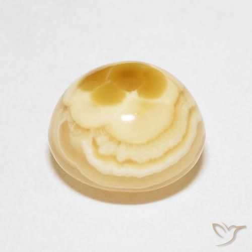 Ágata multicolorido natural 5,40ct, corte redondo, opaco