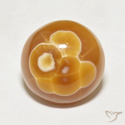 16.88ct Natural Multicolorido Ágata, Redondo, Opaco