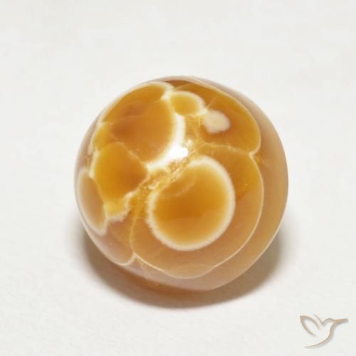 Ágata Multicolorido Natural 12.87ct, Redondo, Opaco
