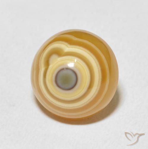 Ágata Multicolorido Natural 9.53ct, Redondo, Opaco