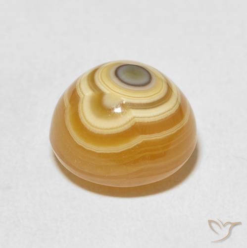 Ágata Multicolorido Natural 9.53ct, Redondo, Opaco