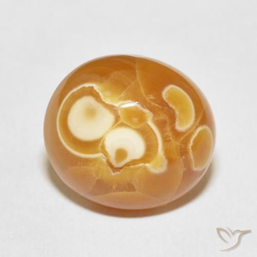 17.46ct Natural Multicolorido Ágata, oval, Opaco
