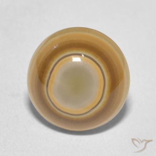 4.89ct Natural Multicolorido Ágata, Redondo, Opaco, Photo A