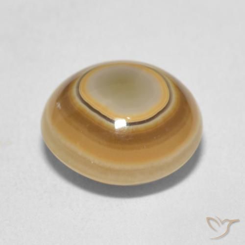 Ágata Multicolorido Natural 4.89ct, Redondo, Opaco