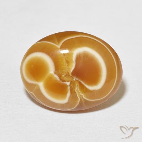 11.32ct Natural Multicolorido Ágata, oval, Opaco